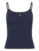 Tjw Essential Strap Top Ext Tops T-shirts & Tops Sleeveless Navy Tommy...