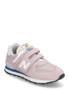 New Balance 574 Kids Hook & Loop Sport Sneakers Low-top Sneakers Pink ...