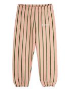 Vertical Stripe Aop Sweatpants Bottoms Sweatpants Pink Mini Rodini