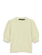 Vmdoffy 2/4 O-Neck Pullover Ga Noos Tops Knitwear Jumpers Yellow Vero ...