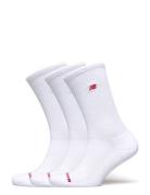 Patch Logo Crew 3 Pack Sport Women Sport Clothing Sport Socks White Ne...