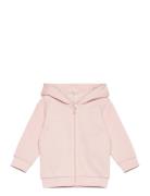 Jacket W/Hood L/S Tops Sweatshirts & Hoodies Hoodies Pink United Color...