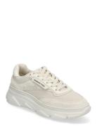 Cph56 Leather Mix Leo/White Low-top Sneakers Cream Copenhagen Studios
