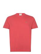 Reg Shield Ss T-Shirt Tops T-Kortærmet Skjorte Red GANT