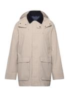 All Weather Jacket Parka Jakke Cream Lexington Clothing