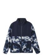 Nkmmeeko Fleece Jacket Aop Outerwear Fleece Outerwear Fleece Jackets N...