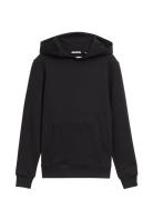 Printed Hoody Tops Sweatshirts & Hoodies Hoodies Black Tom Tailor