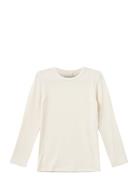 Petriciask T-Shirt Long Sleeve Tops T-shirts Long-sleeved T-Skjorte Wh...