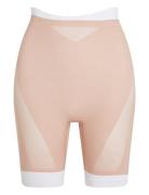 Sculpt Firm Thigh Slimmer Short Lingerie Shapewear Bottoms Beige Calvi...
