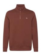 Oakport Quarter Zip Designers Sweatshirts & Hoodies Sweatshirts Brown ...