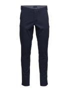 Slim Twill Chinos Bottoms Trousers Chinos Blue GANT