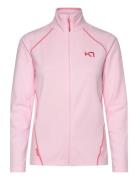 Kari F/Z Fleece Sport Sweatshirts & Hoodies Fleeces & Midlayers Pink K...