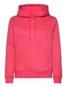 Tjw Reg S Flag Hoodie Tops Sweatshirts & Hoodies Hoodies Pink Tommy Je...