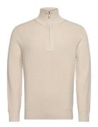 Alex Half Zip Knitted Sweater Designers Knitwear Half Zip Jumpers Crea...