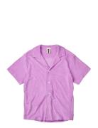 Naram Shirt Pyjamas Nattøj Purple Bongusta