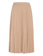 Fqklary-Skirt Skirts Knee-length & Midi Skirts Beige FREE/QUENT