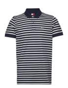 Tjm Slim Placket Polo Ext Tops Polos Short-sleeved Navy Tommy Jeans