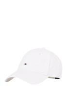 Essential Flag Soft Cap Accessories Headwear Caps White Tommy Hilfiger