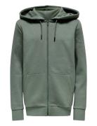 Osjceres Zip Thr. Hoodie Swt Noos Tops Sweatshirts & Hoodies Hoodies G...