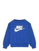 Nkn French Terry Crew Tops Sweatshirts & Hoodies Sweatshirts Blue Nike