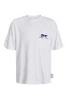 Jcoreflex Tee Ss Crew Neck Styd Aw Jnr Tops T-Kortærmet Skjorte White ...
