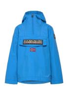 K Rainforest Sum 4 Outerwear Shell Clothing Shell Jacket Blue Napapijr...