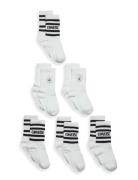 Chn Chuckpatch Cotton 6Pk Crew Socks & Tights Socks White Converse