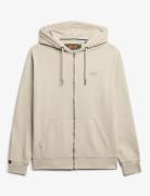 Essential Logo Zip Hoodie Hb Tops Sweatshirts & Hoodies Hoodies Cream ...