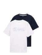 Doublepack T-Shirt, Packaging Tops T-Kortærmet Skjorte White Tom Tailo...