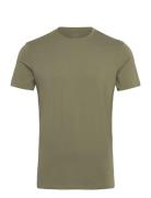 Tonic Ss Crew Tops T-Kortærmet Skjorte Khaki Green AllSaints