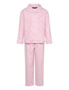 S6-Sleepwear Pant Set Pyjamassæt Pink Ralph Lauren Kids