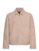 Dusty Suede Jacket Tynd Jakke Beige Lexington Clothing