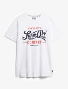 Vl Tokyo Relaxed Tee Tops T-Kortærmet Skjorte White Superdry