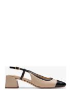 Nyta45 Sling D Shoes Sling Backs Heeled Slingbacks Beige Clarks