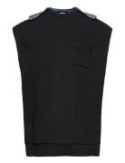 Dyrne Dress Tops T-shirts Sleeveless Black Diesel