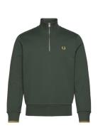 Half Zip Sweatshirt Tops Sweatshirts & Hoodies Sweatshirts Khaki Green...