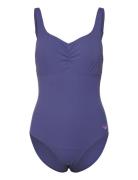 Womens Shaping Aquanite 1 Pc Sport Swimsuits Blue Speedo