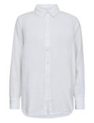 Mmkarli Linen Shirt Tops Shirts Linen Shirts White MOS MOSH