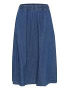 Culivie Arpa Skirt Skirts Knee-length & Midi Skirts Blue Culture