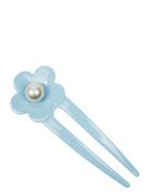 Eva Flower Pearly Clip Accessories Hair Accessories Hair Pins Blue SUI...