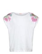 T-Shirt Tops T-Kortærmet Skjorte White Billieblush