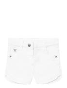 Stretch Gabardine Shorts Bottoms Shorts White Boboli