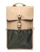 Mix Backpack W3 Rygsæk Taske Beige Rains