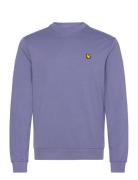 Crew Neck Fly Fleece Sport Sweatshirts & Hoodies Sweatshirts Blue Lyle...