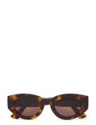 Ines Solbriller Brown Corlin Eyewear
