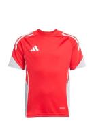 Tiro25C Tr Jsyy Sport T-Kortærmet Skjorte Red Adidas Performance