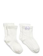 Knitted Socks Pair 2 Socks & Tights Socks White United Colors Of Benet...