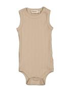 Body Sleeveless Bodies Sleeveless Bodies Beige MarMar Copenhagen