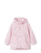 Nmfmaxi Li Jacket Aop Outerwear Shell Clothing Shell Jacket Pink Name ...