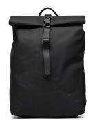 Rolltop Rucksack Mini W3 Rygsæk Taske Black Rains